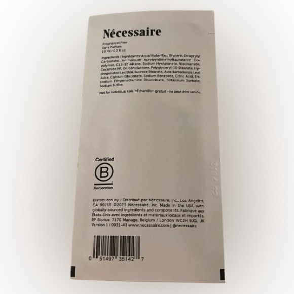 3/$30 Nécessaire The Body Serum - With Hyaluronic Acid, Niacinamide + Ceramide - Picture 3 of 3